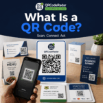 What is QR code guide showing a smartphone scanning a QR code